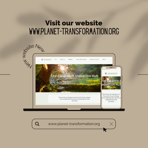 webdesign en logo ontwerp voor planet transformation